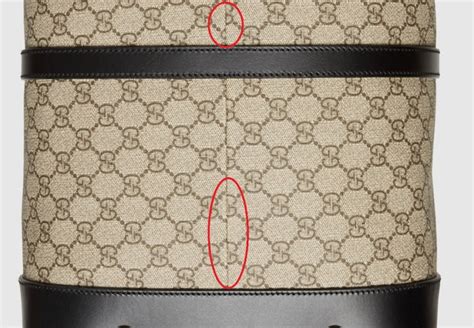 how to tell if gucci fake duffle|how to spot a gucci bag.